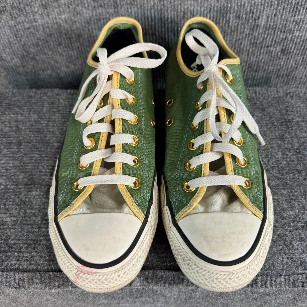 Converse Chuck Taylor All Star Low Top Green Yellow 152621C Mens 6.5 Womens 8.5